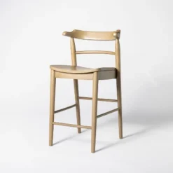 Kaysville Curved Back Wood Counter Height Barstool - Threshold™ Designed With Studio McGee -Chic Furniture Store GUEST 023f7aed 536a 4f95 b97e 35970af67510