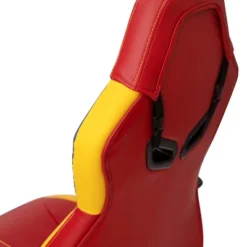 BlackArc High Back Gaming Chair With Red And Yellow Faux Leather Upholstery, Adjustable Swivel Seat And Padded Flip-Up Arms -Chic Furniture Store GUEST 0261800f 96ca 47d7 8729 1b23acd25c43