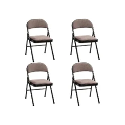 MECO 4-Pack Of Sudden Comfort Deluxe Fabric Padded Folding Dinning Chairs With 16 X 16 Inch Seat And Non Marring Leg Caps -Chic Furniture Store GUEST 033ba443 bf25 46a7 be36 672edb31e8f1
