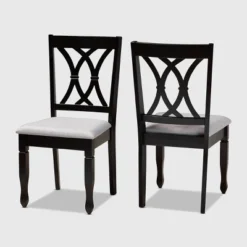 2pc Reneau Upholstered Wood Dining Chair Set - Baxton Studio 16 2pc Reneau Upholstered Wood Dining Chair Set - Baxton Studio -Chic Furniture Store GUEST 038ec7c5 99d9 4d03 95c1 7868d90d51ef