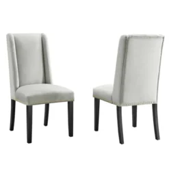 Set Of 2 Baron Performance Velvet Dining Chairs - Modway 23 Set Of 2 Baron Performance Velvet Dining Chairs - Modway -Chic Furniture Store GUEST 044a6d60 c7de 4b18 9b42 0f12cbf59757
