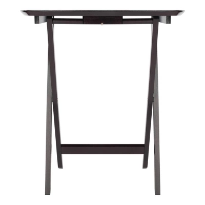 Set Of 4 Single Snack Tables Espresso - Winsome 2 Set Of 4 Single Snack Tables Espresso - Winsome - Image 2