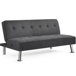 Yaheetech Modern Fabric Convertible Futon Sofa Bed With USB Ports -Chic Furniture Store GUEST 065cf007 cb9c 4b73 98ac 1aaf8b1e0d6b