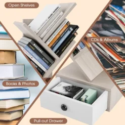 Tangkula 5-Tier Tree Bookshelf W/ Wooden Drawer Display Storage Organizer Rack 16 Tangkula 5-Tier Tree Bookshelf W/ Wooden Drawer Display Storage Organizer Rack -Chic Furniture Store GUEST 073c917f 432e 4d56 9bd3 064717a2bf23