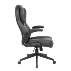 Executive High Back Leatherplus Flip Armchair Black - Boss Office Products 7 Executive High Back Leatherplus Flip Armchair Black - Boss Office Products -Chic Furniture Store GUEST 07b85938 47e4 4da7 a07b 9abc471fdfca