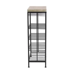Industrial Metal Rectangle Wine Rack Black - Olivia & May -Chic Furniture Store GUEST 08b14182 1046 4d74 a394 87dbbf05ec9f