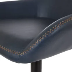 Set Of 2 Mid Century Modern Leatherette Gaslift Adjustable Swivel Barstool - Glitzhome -Chic Furniture Store GUEST 09567fe6 0054 400d ac4b a96076c4dc3c