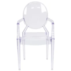 Flash Furniture Ghost Chair With Arms In Transparent Crystal -Chic Furniture Store GUEST 099fc372 0b48 40e9 87b7 b79ea0205743
