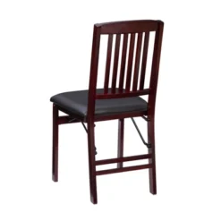 Set Of 2 Triena Mission Back Folding Chair Espresso - Linon -Chic Furniture Store GUEST 0af3e8c7 4710 40ee 87fa 9167d4a62666