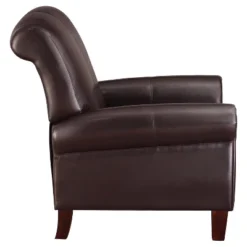 Faux Leather Club Chair - Espresso - Dorel Living