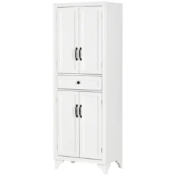 HOMCOM 67" Freestanding Kitchen Pantry, 4-Door Storage Cabinet With Drawer And Adjustable Shelves, White 7 HOMCOM 67" Freestanding Kitchen Pantry, 4-Door Storage Cabinet With Drawer And Adjustable Shelves, White -Chic Furniture Store GUEST 0b9ec643 d739 4100 a0a7 d41146c850f1