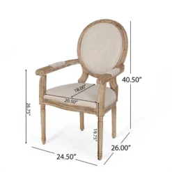 Set Of 4 Judith French Country Wood Upholstered Dining Chairs - Christopher Knight Home -Chic Furniture Store GUEST 0bbd5032 2ba2 4bb4 9041 9729d4a59de7