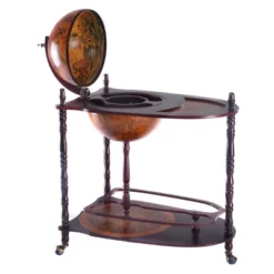 Tangkula Globe Bar Stand 34'' H Global Italian Style Rack Drinks Bottle Shelf -Chic Furniture Store GUEST 0da7b0fb 53ee 4530 b390 84c137e9ed80