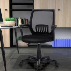 Costway Mid-Back Office Executive Chair Mesh Chair Height Adjustable W/ Lumbar Support 11 Costway Mid-Back Office Executive Chair Mesh Chair Height Adjustable W/ Lumbar Support -Chic Furniture Store GUEST 0df5656b 2f28 4b56 b5e8 946017c84ec0