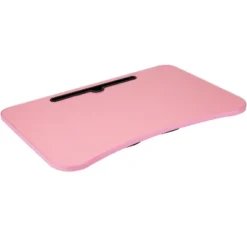 Mind Reader Foldable Bed Tray, Lap Desk With Fold-Up Legs, Freestanding Portable Table For Laptop, Tablet, Reading