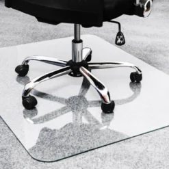 36"x48" Reinforced Glass Executive Glacier Mat For Hard Floors & All Pile Carpets - Cleartex -Chic Furniture Store GUEST 131e2234 88b4 4eb7 9b36 de01c1d3962c