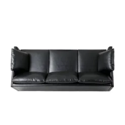 Brockbank Modern Faux Leather 3 Seater Sofa With Pillows - Christopher Knight Home 16 Brockbank Modern Faux Leather 3 Seater Sofa With Pillows - Christopher Knight Home -Chic Furniture Store GUEST 13fde261 0ec0 4505 ba2c f8586db1d797
