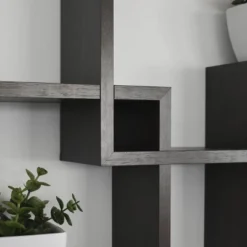 25.5" X 17.75" Intersecting Cube Wall Shelf - Danya B. -Chic Furniture Store GUEST 14d2a7ea d7b2 46e0 acd7 9b846dbe26f0