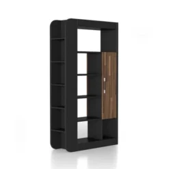 70.87" Triaga Multi Shelf Bookcase Black - MiBasics -Chic Furniture Store GUEST 1541d184 fb67 4fda a432 32f8d7e87701