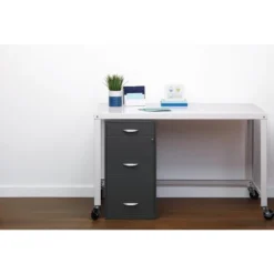 Space Solutions 18" Deep 3 Drawer Metal Organizer File Cabinet With Pencil Drawer -Chic Furniture Store GUEST 159d25e9 dcf4 4dfa be5f d1de1705e080