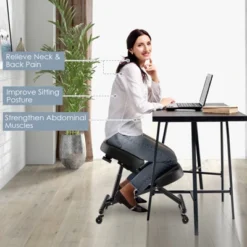 Costway Ergonomic Kneeling Chair Adjustable Stool Memory Foam Angled Seat 13 Costway Ergonomic Kneeling Chair Adjustable Stool Memory Foam Angled Seat -Chic Furniture Store GUEST 167c3a0a 0f56 4527 aca9 3ff3a83c0ae7