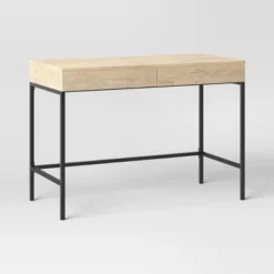 Loring Wood Writing Desk With Drawers And Charging Station - Threshold™ -Chic Furniture Store GUEST 179e5fa9 f7ca 441d b11a aee71a298562