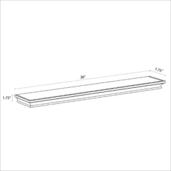 Traditional Wall Shelf White - Threshold™ -Chic Furniture Store GUEST 1800e01f f3e4 4fad 9a88 96999268b9a0