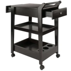 Jeston Entertainment Cart Espresso - Winsome -Chic Furniture Store GUEST 181fc97d 909f 402f 81f2 dd7b3446e693