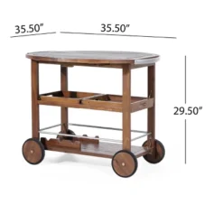 Cynthia Farmhouse Wooden Bar Cart Dark Oak Brown - Christopher Knight Home 19 Cynthia Farmhouse Wooden Bar Cart Dark Oak Brown - Christopher Knight Home -Chic Furniture Store GUEST 183e02ad 3d4e 4be7 adf6 f25908437c9f