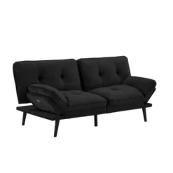Finley Convertible Futon Sofa Bed Black - Serta -Chic Furniture Store GUEST 195b3815 37e6 4706 9d30 83892f388a69