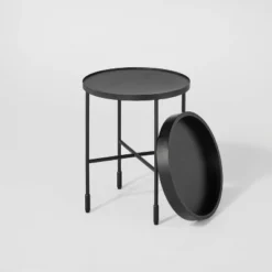 Wood & Metal Accent Side Table - Black - Hearth & Hand™ With Magnolia -Chic Furniture Store GUEST 1bdbe248 62cb 43ab a481 cd02826c10da