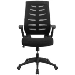 Emma And Oliver High Back Black Mesh Swivel Ergonomic Office Chair With Adjustable Flip-Up Arms 16 Emma And Oliver High Back Black Mesh Swivel Ergonomic Office Chair With Adjustable Flip-Up Arms -Chic Furniture Store GUEST 1ce91668 7089 4a0e 8b55 f3f2c8b2ed5e
