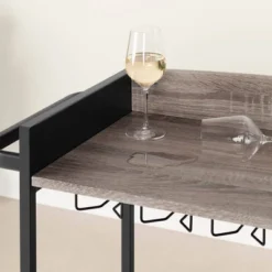 City Life Bar Cart With Wine Glass Rack - South Shore -Chic Furniture Store GUEST 1d577061 8f9f 41f6 a8fe 614534f82068