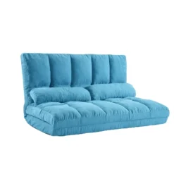Whisen Double Chaise Lounge Sofa Floor Couch And Sofa With Two Pillows -Chic Furniture Store GUEST 1df72282 3ccc 4f95 a887 76cc73635de5