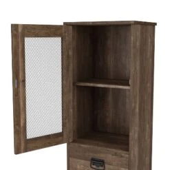 MiBasics Stormquiet Farmhouse 1 Drawer Tower Cabinet With Wine Rack And Shelves 19 MiBasics Stormquiet Farmhouse 1 Drawer Tower Cabinet With Wine Rack And Shelves -Chic Furniture Store GUEST 1f5084b4 5c30 4526 a674 0fc30bf050b3