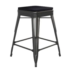 Flash Furniture Cierra Set Of 4 Commercial Grade 24" High Backless Metal Indoor Counter Height Stools With All-Weather Poly Resin Seats 27 Flash Furniture Cierra Set Of 4 Commercial Grade 24" High Backless Metal Indoor Counter Height Stools With All-Weather Poly Resin Seats -Chic Furniture Store GUEST 218547df 56d3 4cb9 ab5f 1576bd7762ba 1