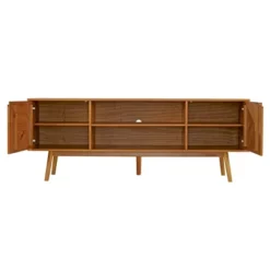 Solid Wood Mid-Century Modern TV Stand For TVs Up To 80" - Saracina Home -Chic Furniture Store GUEST 21c882f2 4627 4d0e a364 30f5fcdcd258