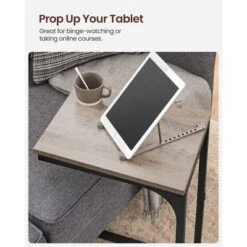 VASAGLE C-Shaped End Table, Small Side Table For Couch, Sofa Table With Metal Frame For Living Room, Bedroom, Bedside -Chic Furniture Store GUEST 21e5f87c d702 4e30 9611 b1cc297839bb