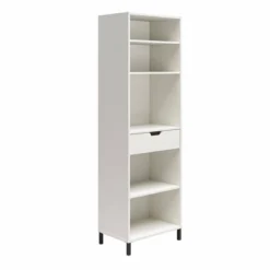 Vario Open Cabinet With Drawer White - Room & Joy -Chic Furniture Store GUEST 224bb622 bc17 4647 859f 393064a399b2