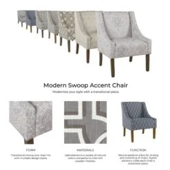 Modern Swoop Accent Armchair - HomePop 29 Modern Swoop Accent Armchair - HomePop -Chic Furniture Store GUEST 22b86021 d9c3 46db 966e fe3e99b7c8df