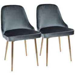 Set Of 2 Marcl Contemporary Dining Chair Gold/Blue - LumiSource 18 Set Of 2 Marcl Contemporary Dining Chair Gold/Blue - LumiSource -Chic Furniture Store GUEST 23e6e5ca c735 4d6c 966c 700fd101094c