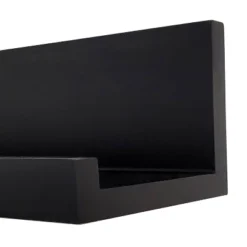 Set Of 2 (24") Modern Picture Ledge Wall Shelf Black - Inplace -Chic Furniture Store GUEST 25ab95c1 6e28 41e1 be79 c4e8e1de9b49