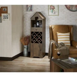 Nellda Wine Rack Reclaimed Oak - MiBasics -Chic Furniture Store GUEST 25b923dc 471e 445e b4c5 e730e5588289