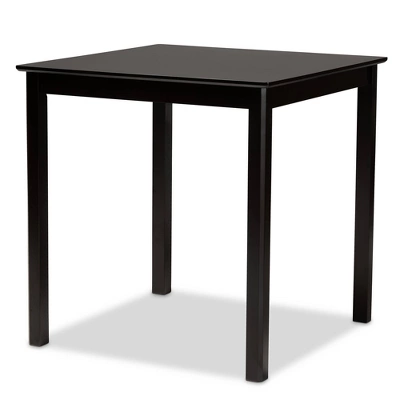 5pc Darcie Upholstered Wood Pub Counter Height Dining Set Gray/Espresso - Baxton Studio 7 5pc Darcie Upholstered Wood Pub Counter Height Dining Set Gray/Espresso - Baxton Studio - Image 7