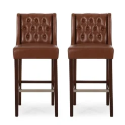 Set Of 2 Bayliss Contemporary Wingback Barstools - Christopher Knight Home 12 Set Of 2 Bayliss Contemporary Wingback Barstools - Christopher Knight Home -Chic Furniture Store GUEST 26afe809 828e 4a0a a3f1 29bf2791a7eb