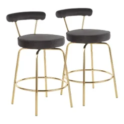 Set Of 2 Rhonda Glam Counter Height Barstools - LumiSource -Chic Furniture Store GUEST 28514e21 43bb 4320 b1a7 07c7be2e10d5