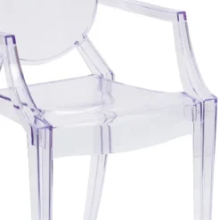 Flash Furniture Ghost Chair With Arms In Transparent Crystal -Chic Furniture Store GUEST 28ec5429 ed65 4576 aa69 3018987e9987