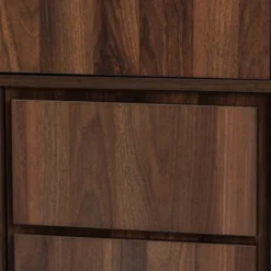 Neil Wood And Metal Storage Cabinet Brown/Black - Baxton Studio -Chic Furniture Store GUEST 2962a349 2fe3 4c4b aab7 e1bebf5920f1