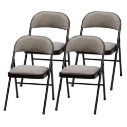 MECO 4-Pack Of Sudden Comfort Deluxe Fabric Padded Folding Dinning Chairs With 16 X 16 Inch Seat And Non Marring Leg Caps -Chic Furniture Store GUEST 29e7221e c1b9 4db4 84c2 d25ddb90c1ed