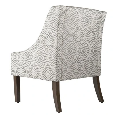 Modern Swoop Accent Armchair - HomePop 4 Modern Swoop Accent Armchair - HomePop - Image 4